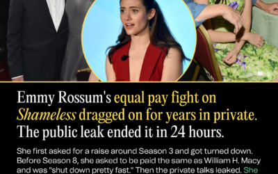 Emmy Rossum’s Equal Pay Fight on Shameless Dragged on for Years in Private. The Public Leak Ended It in 24 Hours