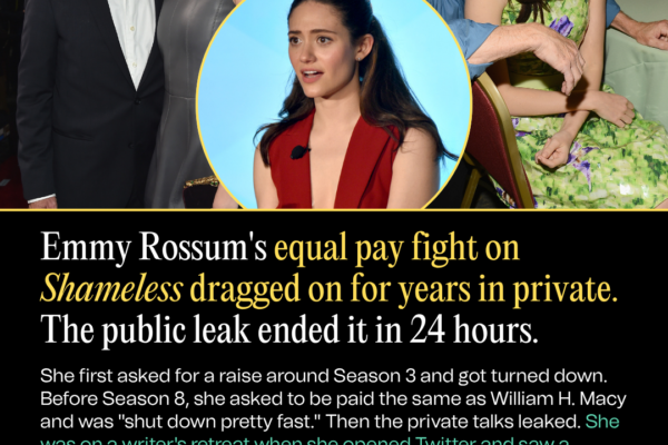 Emmy Rossum’s Equal Pay Fight on Shameless Dragged on for Years in Private. The Public Leak Ended It in 24 Hours