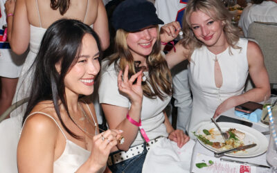 Flavor Flav Gave Amber Glenn, Alysa Liu, and Madison Chock Custom Shinola Clock Necklaces at a VIP Athletes’ Dinner at Westoria Inside the Cosmopolitan of Las Vegas