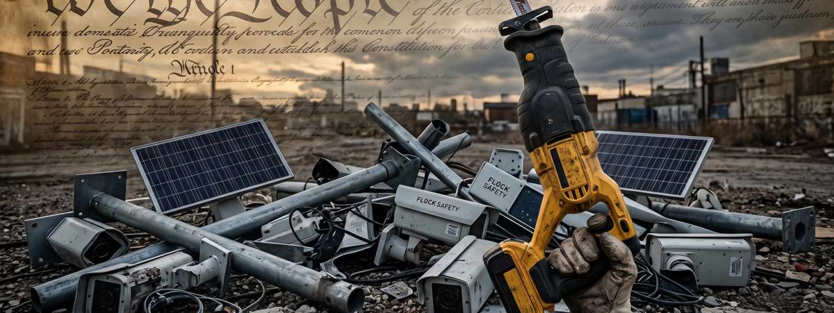 SELF-DEFENSE AGAINST THE MACHINE: Virginia Man Puts Warrantless Flock Surveillance on Trial