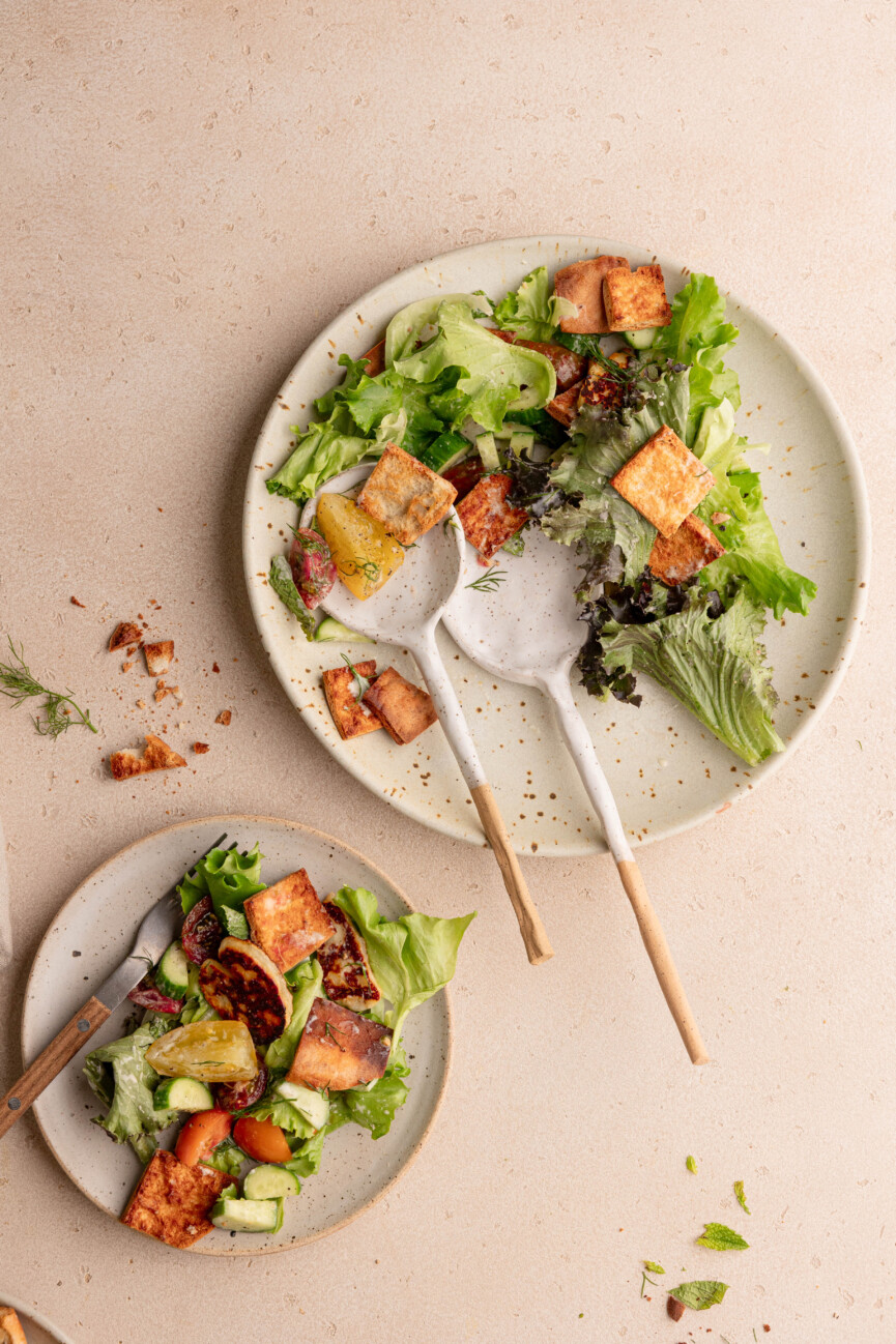 heirloom tomato fattoush