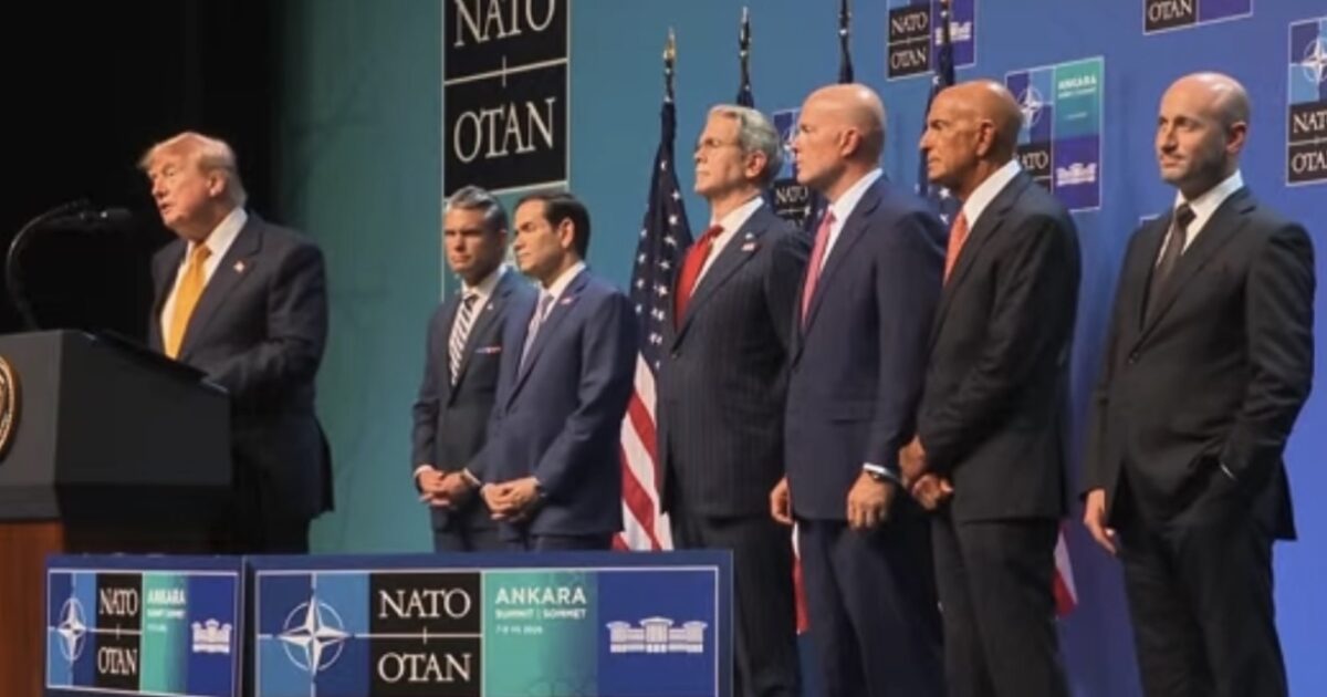 “There’s No More Laughing” – Trump Tells NATO Who’s Boss: “We Have the Strongest Military in the World… Two Years Ago, NATO Laughed at Us.” (VIDEO)