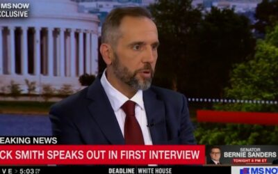 Jack Smith Trashes Trump Justice Department in First Interview Since Resigning as Special Counsel (VIDEO)