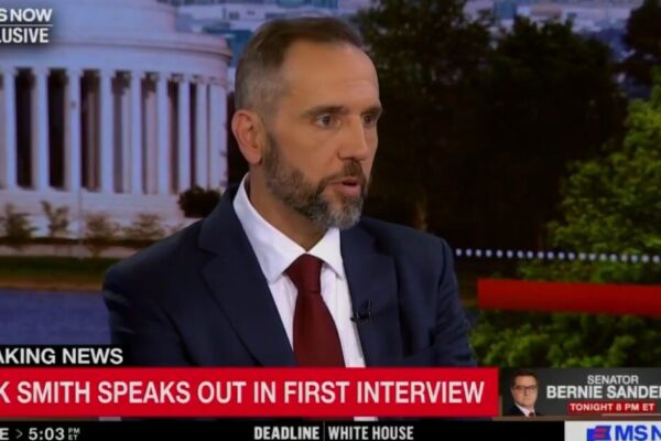Jack Smith Trashes Trump Justice Department in First Interview Since Resigning as Special Counsel (VIDEO)