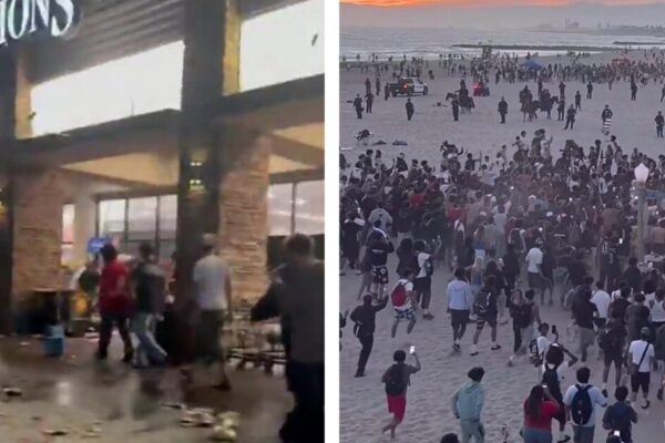 SoCal: Absolute Mayhem in Newport Beach as Non-Residents Brawl, Riot and Loot on July 4th – Grocery Store Destroyed, Bars and Beaches Closed (VIDEO)