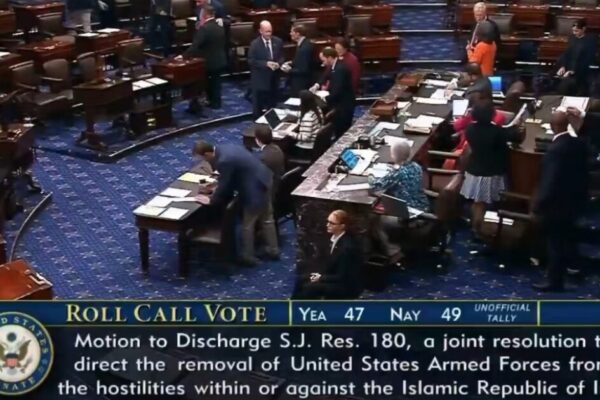 JUST IN: Senate Blocks Iran War Powers Resolution to Restrain Trump After These Four House Republicans Vote with Dems to Advance Measure