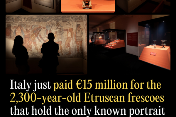 Italy Just Paid €15 Million for the 2,300-Year-Old Etruscan Frescoes That Hold the Only Known Portrait of a Roman King