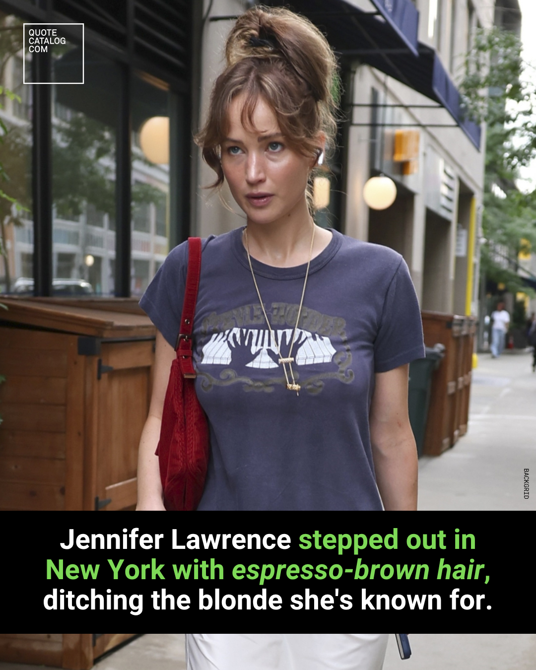 Jennifer Lawrence Stepped Out in New York with Espresso-Brown Hair, Ditching the Blonde She’s Known For