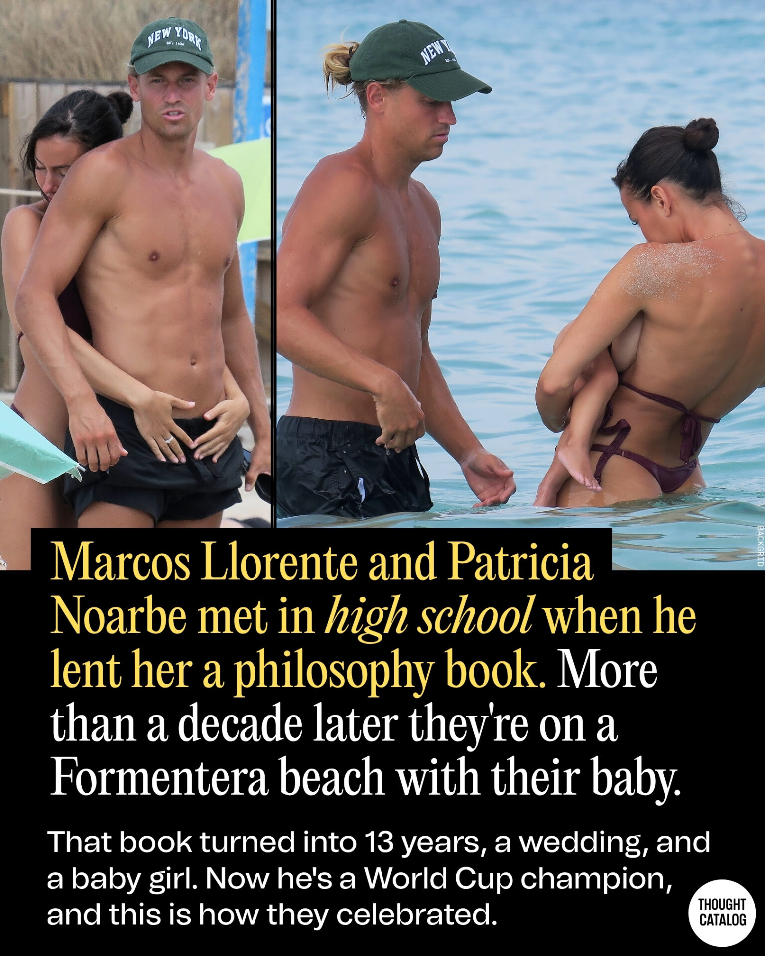 Marcos Llorente and Patricia Noarbe Met in High School When He Lent Her a Philosophy Book