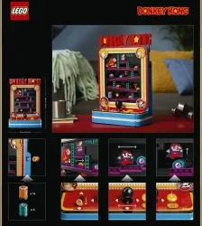 Nintendo’s Next LEGO Collaboration Appears to Be a Massive Donkey Kong Arcade Set