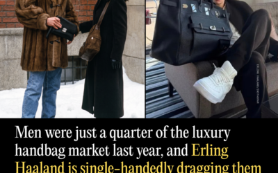 Men Were Just a Quarter of the Luxury Handbag Market Last Year, and Erling Haaland Is Single-Handedly Dragging Them in with His £1 Million Bag Collection