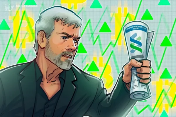 Strategy’s Saylor needs clarity in BTC pivot message to convince investors: StanChart