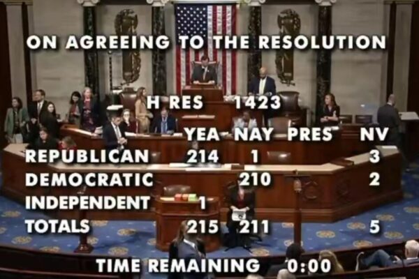 IT’S HAPPENING: House Votes 215-211 in Favor of Special Rules Resolution to Add SAVE America Act to National Defense Authorization Act