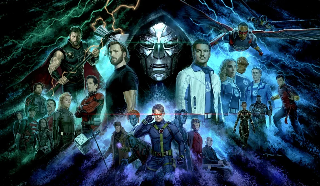 Official Avengers: Doomsday Concept Art Unites the MCU, X-Men, and Fantastic Four