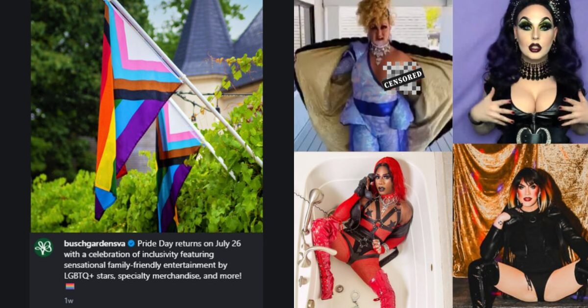 SICKENING: Busch Gardens Hosting ‘Family-Friendly’ Pride Day Featuring Degenerate Drag Performers
