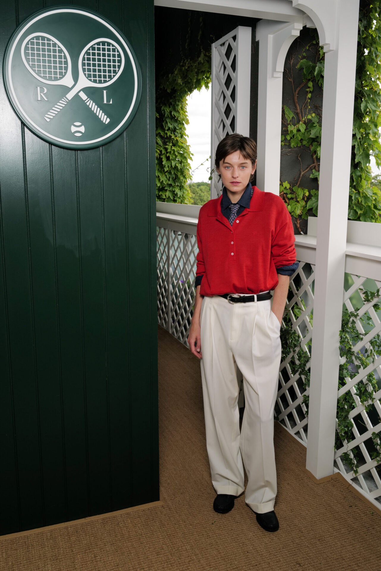 Ralph Lauren’s Wimbledon Suite Pulled Simone Ashley, Andrew Garfield, Emma Corrin, Michaela Coel and Anna Wintour into the Same Room