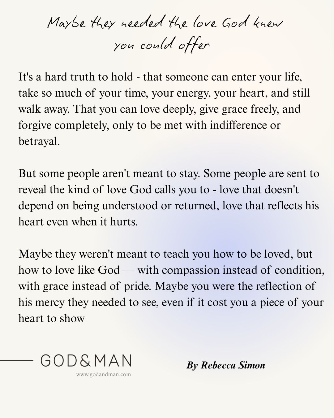 A Prayer To Trust That What’s Meant For You Won’t Miss You