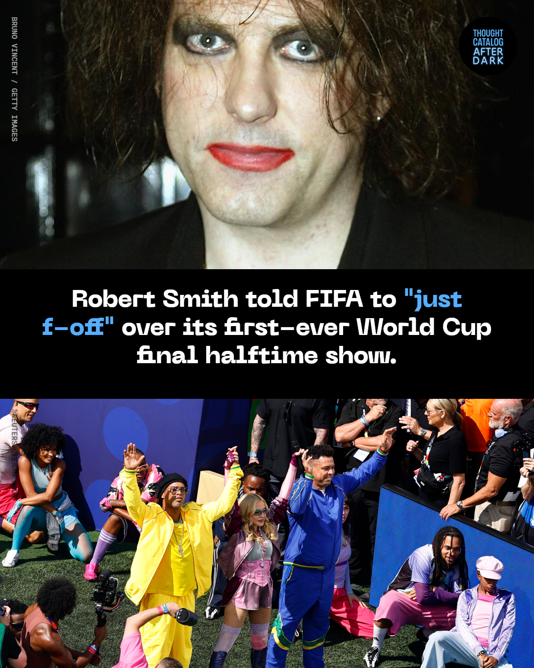 Robert Smith Told FIFA to “Just F-Off” Over Its First-Ever World Cup Final Halftime Show