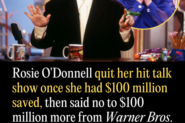 Rosie O’Donnell Quit Her Hit Talk Show Once She Had 0 Million Saved, Then Said No to 0 Million More from Warner Bros