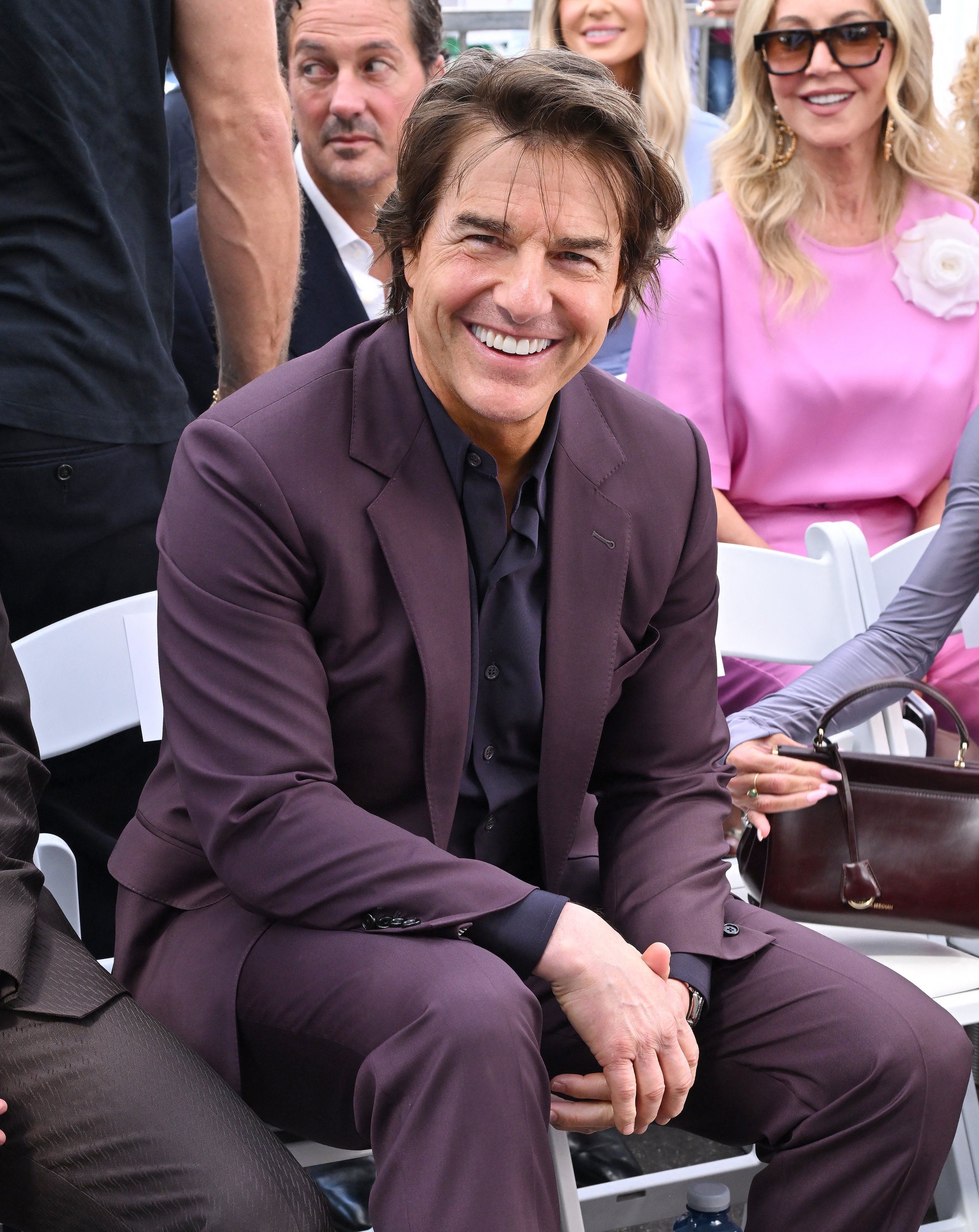 Tom Cruise at David Beckham's Hollywood Walk of Fame star ceremony in Hollywood, California