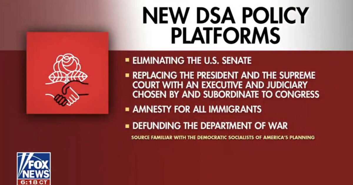 TERRIFYING: Far-Left Democratic Socialists Unveil Radical Plan to Abolish the Senate, Replace the President and Supreme Court, Grant Mass Amnesty, and Overthrow the U.S. Constitution