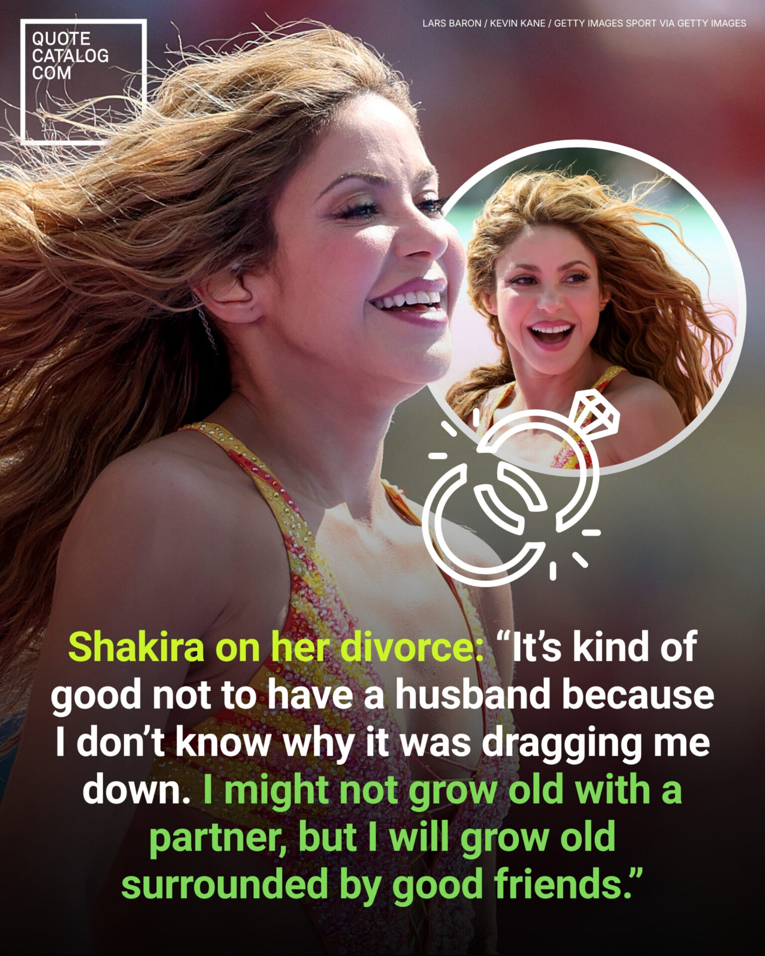 Shakira in 2024: “It’s Kind Of Good Not To Have A Husband Because I Don’t Know Why It Was Dragging Me Down. I Might Not Grow Old with a Partner, but I Will Grow Old Surrounded by Good Friends.”