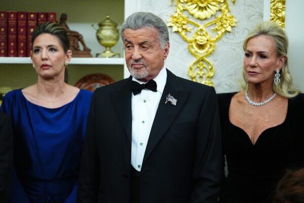 Sylvester Stallone Got His Kennedy Center Honors Medal from Trump, Who Called Him “One Of The True, Great Movie Stars.”