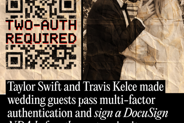Taylor Swift and Travis Kelce Made Wedding Guests Pass Multi-Factor Authentication and Sign a Docusign NDA Before They Got an Invite