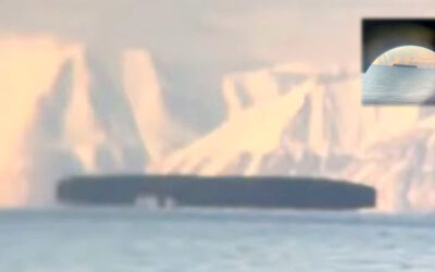 Unknown cigar-shaped object spotted during an Arctic cruise