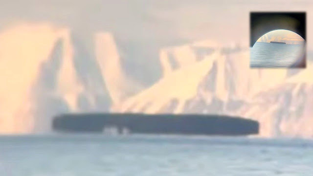 Unknown cigar-shaped object spotted during an Arctic cruise