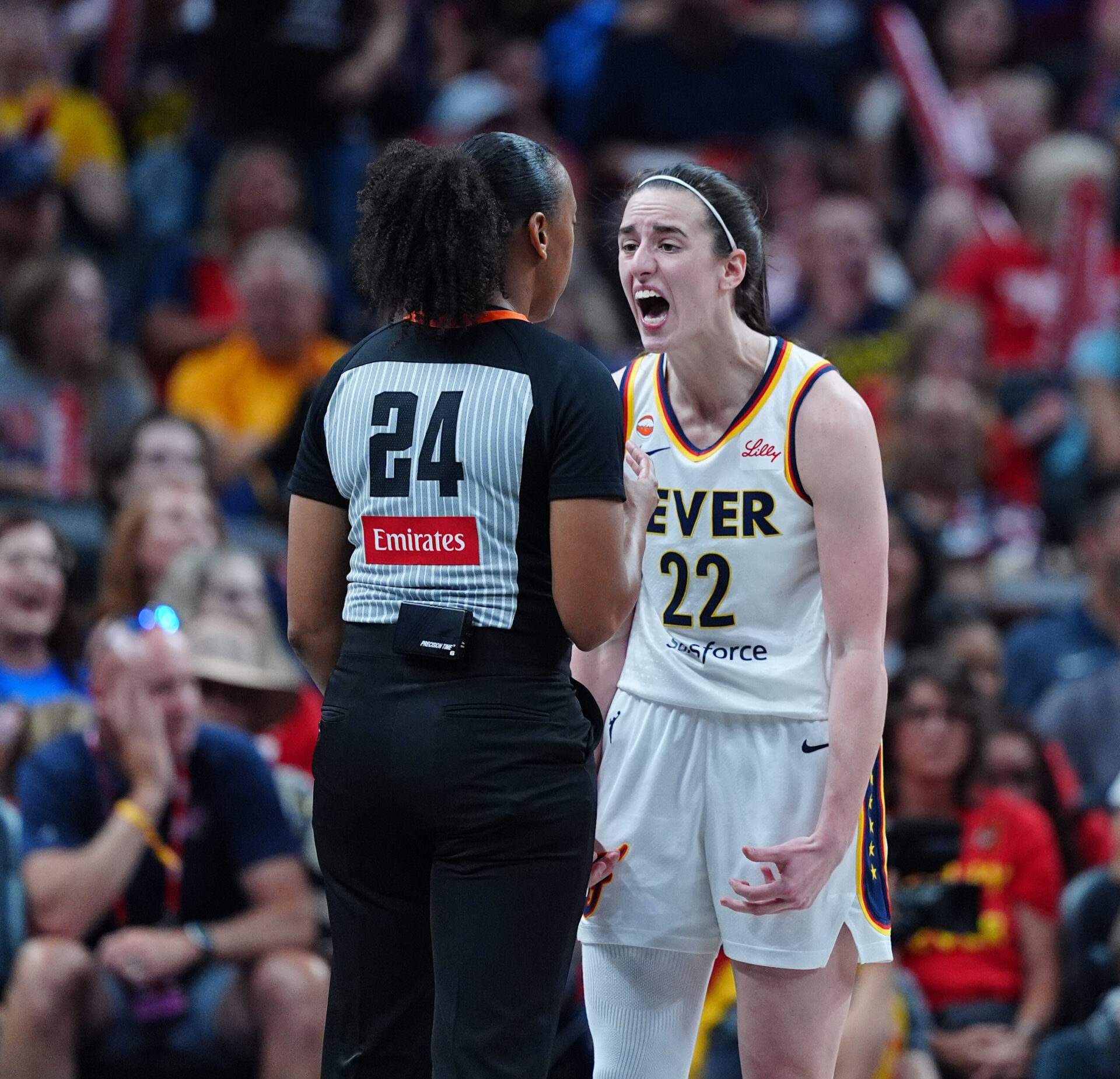 Why She Blew Up: Caitlin Clark Says She Got Kneed in the Quad and Had to Play the Rest of the Game with an Injury