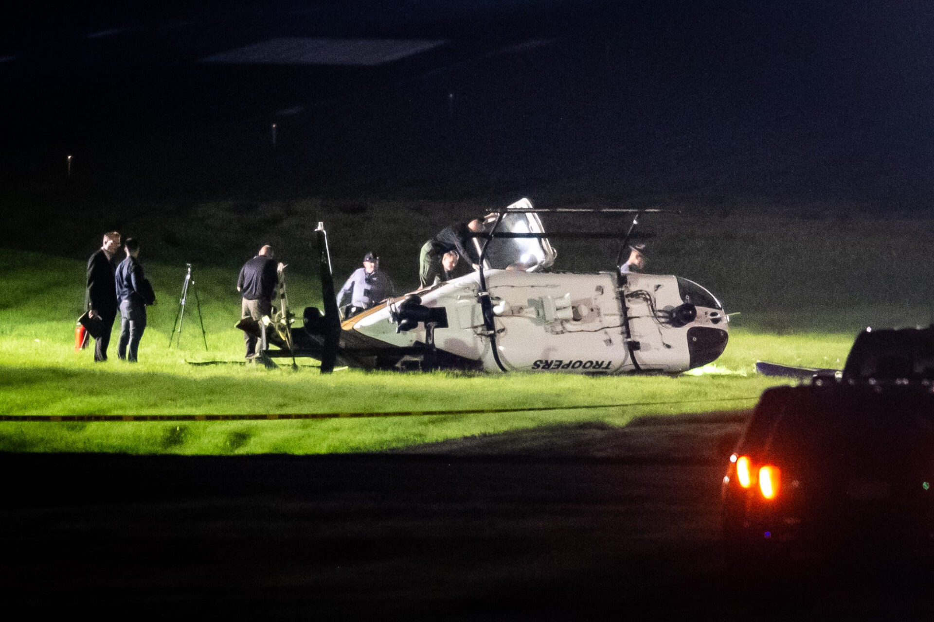 1 Dead, 2 Troopers Hurt After a Plane and a Police Helicopter Collided in Midair Over Pennsylvania