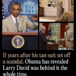 11 Years After His Tan Suit Set Off a Scandal, Obama Has Revealed Larry David Was Behind It the Whole Time 11-years-after-his-tan-suit-set-off-a-scandal-obama-has-revealed-larry-david-was-2