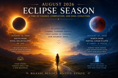 The August 2026 Eclipse Season: A Time of Change, Completion, and Soul Evolution