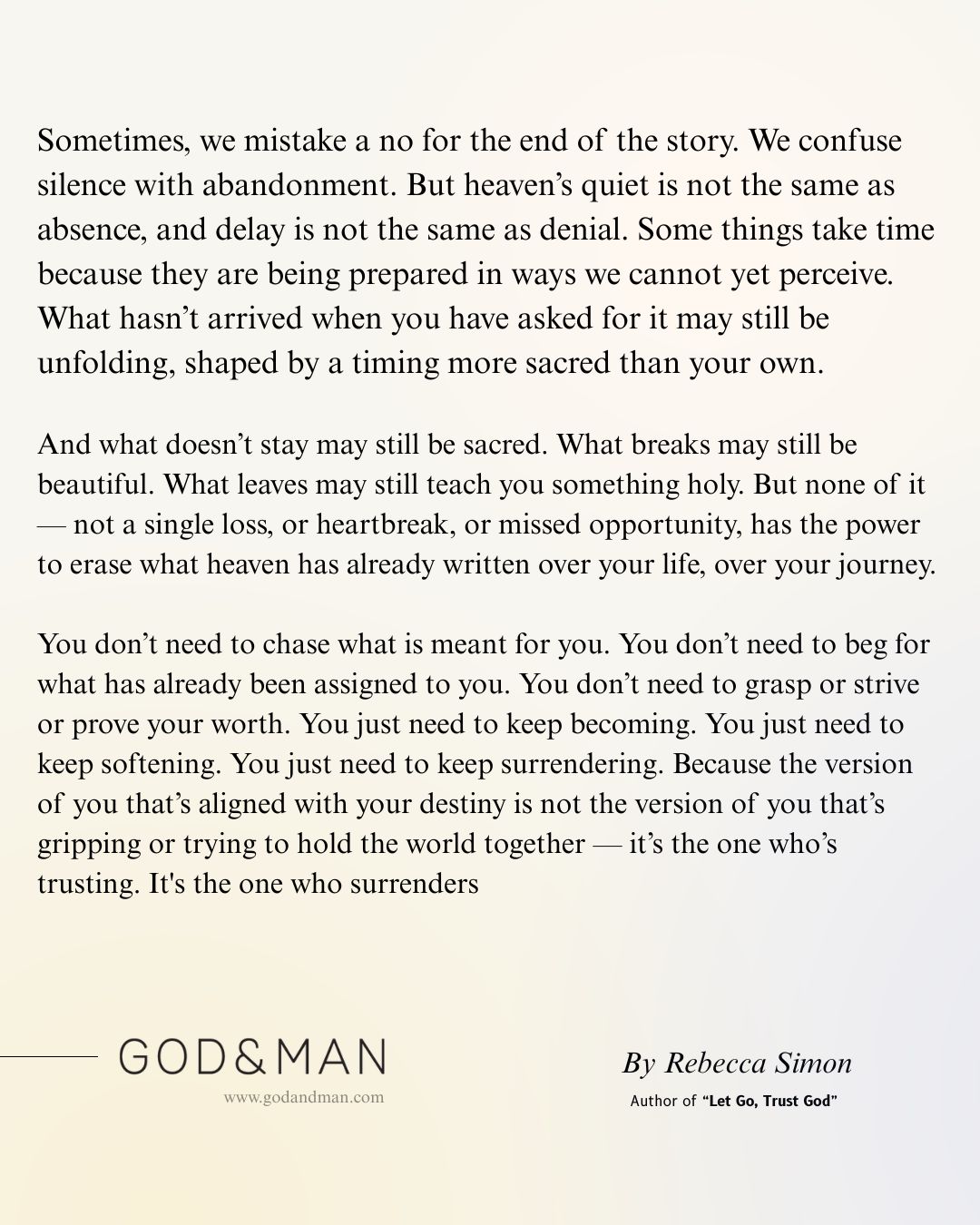 A Prayer To Leave Today In God’s Hands