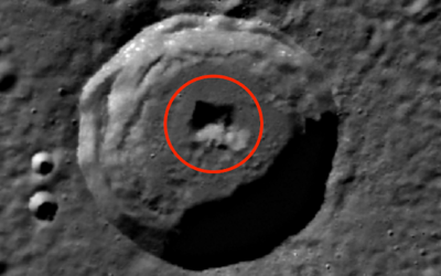 5km square entrance to alien base found on planet Mercury, UFO UAP Sighting News.