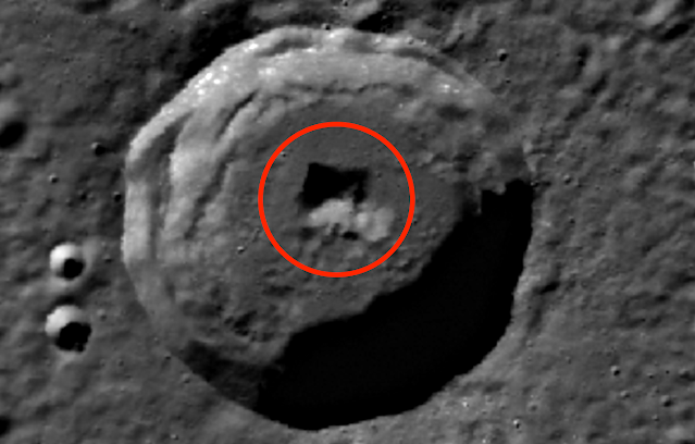 5km square entrance to alien base found on planet Mercury, UFO UAP Sighting News.