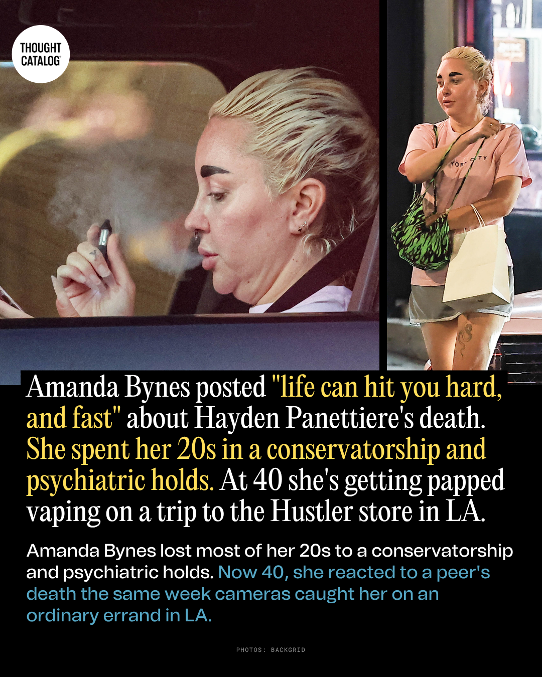 Amanda Bynes Posted “Life Can Hit You Hard, And Fast” About Hayden Panettiere’s Death