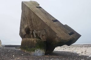 Bunker Tombé in Sainte-Marguerite-sur-Mer, France