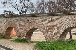Acueducto de La Partida in Madrid, Spain