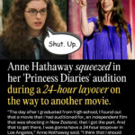 Anne Hathaway Squeezed in Her ‘Princess Diaries’ Audition During a 24-Hour Layover on the Way to Another Movie anne-hathaway-squeezed-in-her-princess-diaries-audition-during-a-24-hour-layover-2