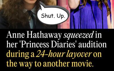 Anne Hathaway Squeezed in Her ‘Princess Diaries’ Audition During a 24-Hour Layover on the Way to Another Movie