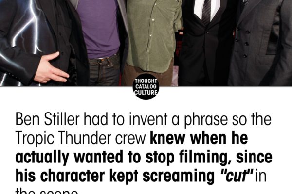Ben Stiller Invented a Code Phrase on Tropic Thunder So the Crew Could Tell When He Actually Wanted to Stop