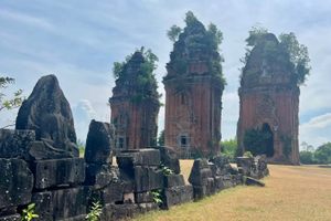 Duong Long Cham Towers in Binh An, Vietnam