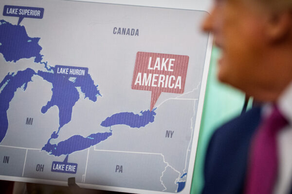 Canada Answered Trump’s “Lake America” Order with a Sign Reading “Lake Ontario. Now and Always.”