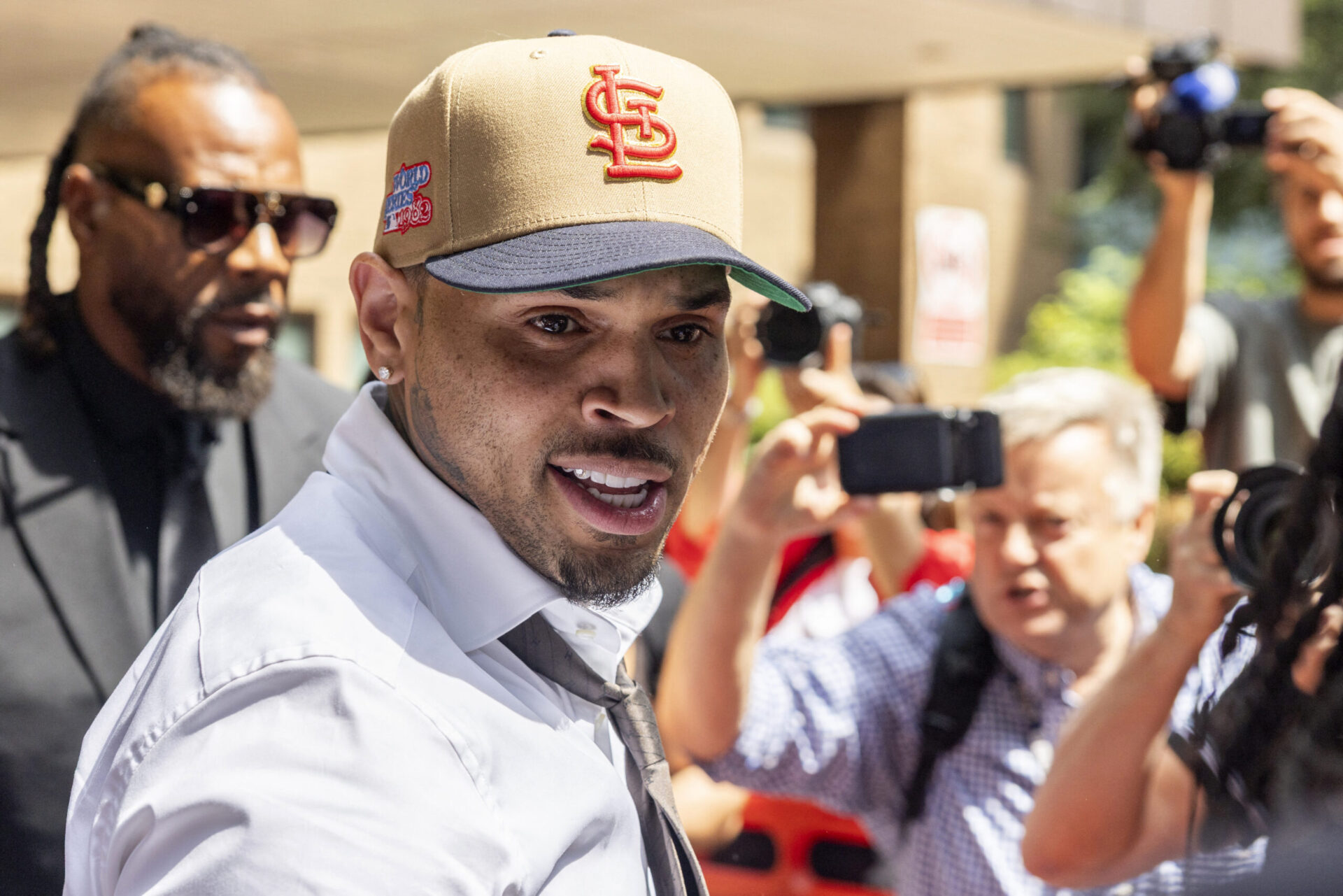 Chris Brown Carried His Newborn Son Through NYC After His Concert, Three Months Before He Could Be Sentenced to Prison in the UK