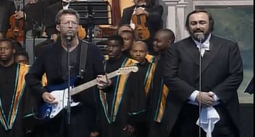 Pavarotti & Clapton Holy Mother For War Child 1996