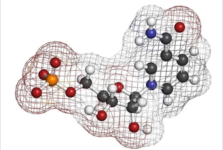awaken-molecular structure of nicotinamide