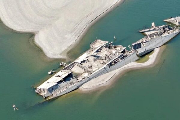 EUROPEAN DROUGHT: Danube’s Water Level Has Gotten SO LOW that WW2 Nazi Shipwrecks and Even 1,000-Year-Old Mammoth Fossil Are Revealed in the River Bed (VIDEOS)