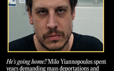Deported! Milo Yiannopoulos Was Just Sent Packing by ICE